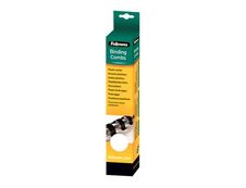 Fellowes - 25 anneaux de reliure en plastique - 6 mm - jusqu'à 20 feuilles - blanc