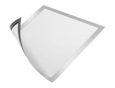 Durable Duraframe Magnetic - Cadre d'affichage magnétique - A4 - argent - pour surfaces métalliques