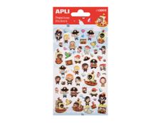 Apli Kids - Stickers résine pirates