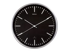MaulFly - Horloge - mécanisme radio pilotée - 30 cm - noir