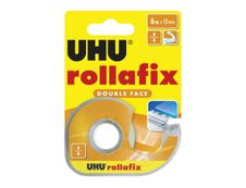 UHU rollafix - Distributeur avec ruban adhésif double face 12 mm x 6 m