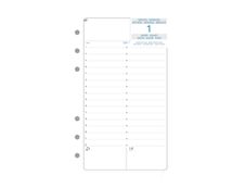 Exacompta Exatime 17 - Recharge pour organiseur - 1 jour par page - 10,5 x 17,2 cm