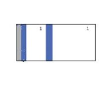 ELVE - Bloc vendeurs de 100 tickets - 60 x 135 mm - blanc