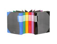 3135252005699-Viquel - Classeur à anneaux - Dos 40 mm - A4 Coins couleurs - pour 225 feuilles - disponib-Angle gauche-0