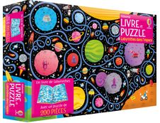 Labyrinthes dans l'espace - Coffret livre et puzzle