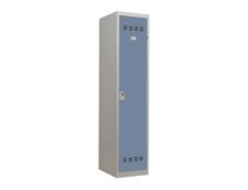 Vestiaire Industrie Propre - 1 porte - 180 x 30 x 50 cm - gris/beu