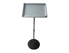 Bequet - Lutrin porte-menu 2 pages - cadre clippant aluminium