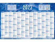 Bouchut 228 - Calendrier bancaire recto 13 mois - 43 x 65 cm - bleu