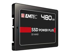 EMTEC X150 Power Plus 3D NAND - Disque SSD - 480 Go - SATA 6Gb/s