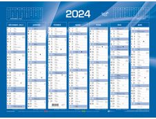 Kit agenda semainier 2024 à imprimer comprenant des calendriers annuel et  mensuel, un planner semaine, recharge organiseur A5 et A4 -  France