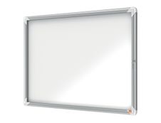 Nobo - Vitrine extérieure 8 A4 (924 x 668 mm) - cadre aluminium fond métal