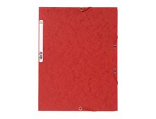 Exacompta Nature Future - Chemise à 3 rabats - A4 - pour 250 feuilles - rouge