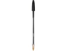 BIC Cristal - Stylo à bille - noir - 1 mm - pointe moyenne