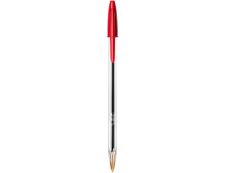 BIC Cristal - Stylo à bille - rouge - 1 mm - pointe moyenne