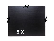 Exacompta - 5 Cartons à dessin - 32 x 45 cm - kraft - fermeture par cordons