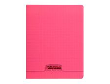 Calligraphe 8000 - Cahier polypro 17 x 22 cm - 96 pages - grands carreaux (Seyes) - rouge