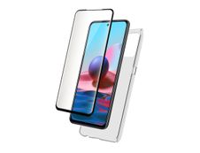 Bigben Connected - pack coque de protection + verre trempé pour Redmi note 10 4G/10S - transparent