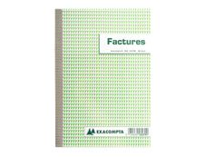 Exacompta - Manifold Carnet de factures - 50 tripli - 21 x 15 cm