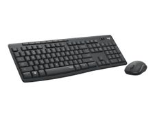 Logitech MK295 Silent - ensemble clavier Azerty et souris sans fil - graphite