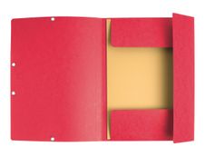 Exacompta Nature Future - 10 Chemises à 3 rabats - A4 - pour 250 feuilles - rouge