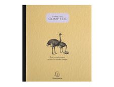 Exacompta - Carnet de comptes 21 x 19 cm - 80 pages