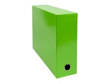 Exacompta Iderama - Boîte de transfert - dos 90 mm - vert citron