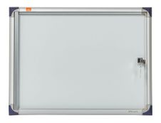 Nobo - Vitrine intérieure 2 A4 (385 x 505 mm) - cadre aluminium fond métal