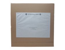 Lot de 100 enveloppes plastiques expédition 25*35cm A4 avec pochette  transparente pour bordereau d'expédition pochettes e-commerce