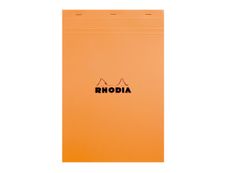 Rhodia - Bloc notes - A4 + - 80 pages - petits carreaux - 80g - orange