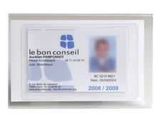 Exacompta - Pochette de protection - 73 x 107 mm - carte d'étudiant