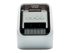 Brother QL-800  -  Étiqueteuse  - imprimante d'étiquettes en rouge et noir  - impression thermique directe