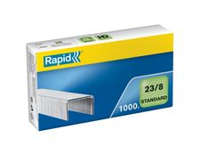 Rapid - Boîte de 1000 Agrafes 23/8 - jusqu'à 40 feuilles - acier galvanisé