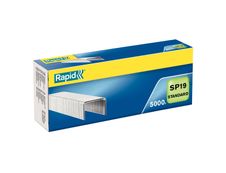 Rapid - Boîte de 5000 Agrafes SP19 (6 mm) - jusqu'à 20 feuilles - acier galvanisé