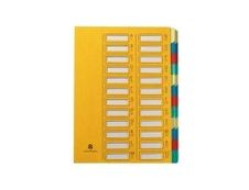 Extendos - Trieur alphanumérique 24 positions - jaune
