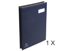 Exacompta Expansé - Parapheur 24 compartiments - bleu foncé