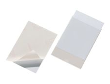 DURABLE POCKETFIX - 10 Porte-étiquettes adhésives - 105 x 148 mm - transparent