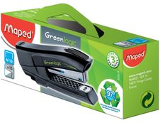Maped - Agrafeuse de poche Greenlogic Pocket n°10 noir - capacité de 15 feuilles - agrafes n°10