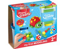 Maped Creativ - 4 pots de pâte à modeler - 30gr