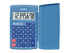 Calculatrice de poche Casio Petit-FX LC-401LV - 8 chiffres - alimentation batterie - bleu