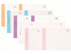 Exacompta - 10 Blocs  vendeurs de 100 tickets - 60 x 135 mm - numéroté - couleurs assorties