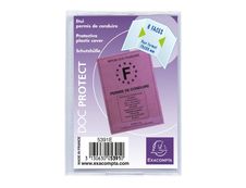 Exacompta - Pochette de protection - 73 x 107 mm - permis de conduire