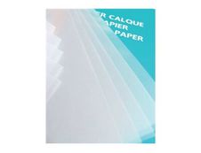 Clairefontaine - Bloc papier à dessin calque - 50 feuilles - A3 (29,7 x 42 cm) - 70G