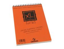 Canson XL - Bloc dessin croquis - 60 feuilles - A5 - 90 gr - blanc