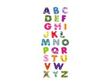 Oberthur - 78 Gomettes - alphabet