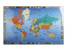 Exacompta - Sous-main PVC - Monde