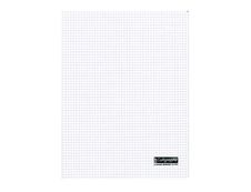 Calligraphe 8000 - Cahier polypro 24 x 32 cm - 96 pages - petits carreaux (5x5 mm) - transparent