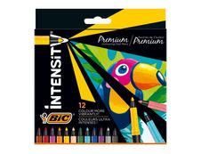 BIC Intensity Premium - 12 Feutres - couleurs assorties