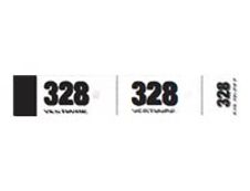 ELVE - Carnet de 50 tickets de vestiaire 3 volets - 30 x 200 mm - numéroté - blanc