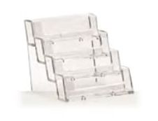 PROMOCOME PLV porte-cartes de visite 4 compartiments