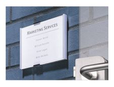 Durable Info Sign - Plaque de porte personnalisable - A6